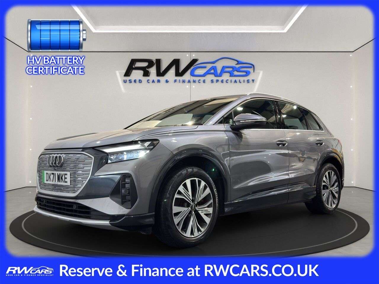A 2021 AUDI Q4 E-TRON SPORT A 2021 AUDI Q4 E-TRON SPORT