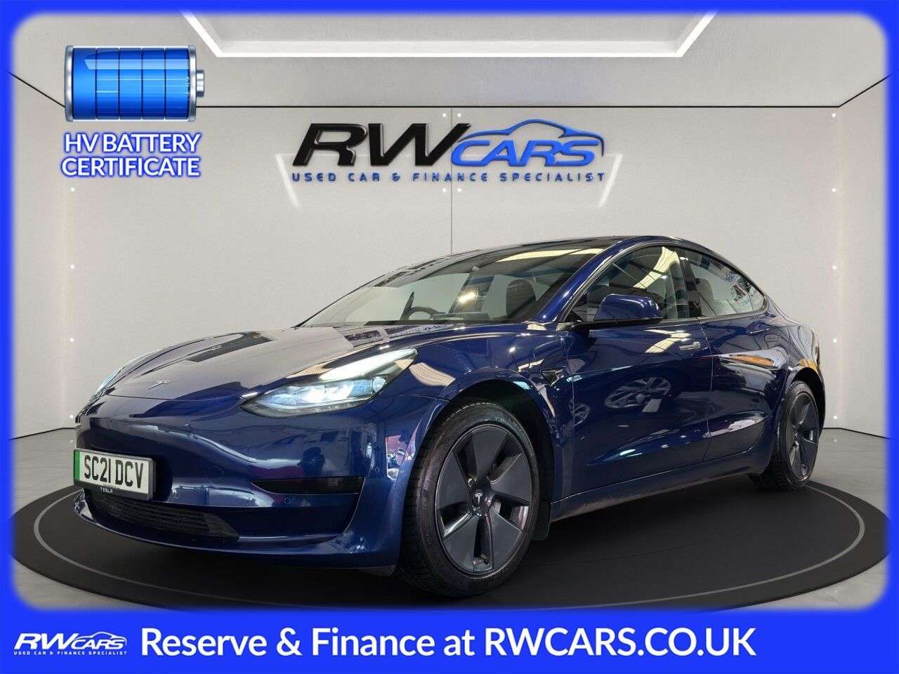 A 2021 TESLA MODEL 3 Standard Range Plus Saloon 4dr Electric Auto RWD (241 bhp) A 2021 TESLA MODEL 3 Standard Range Plus Saloon 4dr Electric Auto RWD (241 bhp)