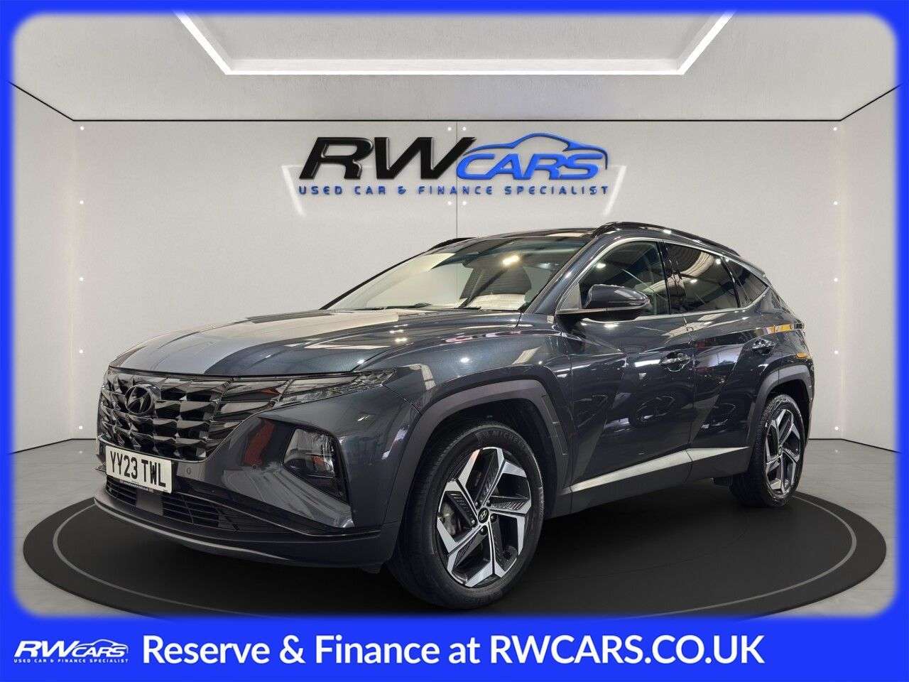 A 2023 HYUNDAI TUCSON 1.6 T-GDi 13.8kWh Ultimate SUV 5dr Petrol Plug-in Hybrid Auto 4WD Euro 6 (s A 2023 HYUNDAI TUCSON 1.6 T-GDi 13.8kWh Ultimate SUV 5dr Petrol Plug-in Hybrid Auto 4WD Euro 6 (s