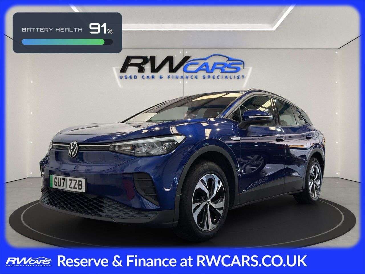 A 2021 VOLKSWAGEN ID.4 Pure 52kWh City SUV 5dr Electric Auto (148 ps) A 2021 VOLKSWAGEN ID.4 Pure 52kWh City SUV 5dr Electric Auto (148 ps)