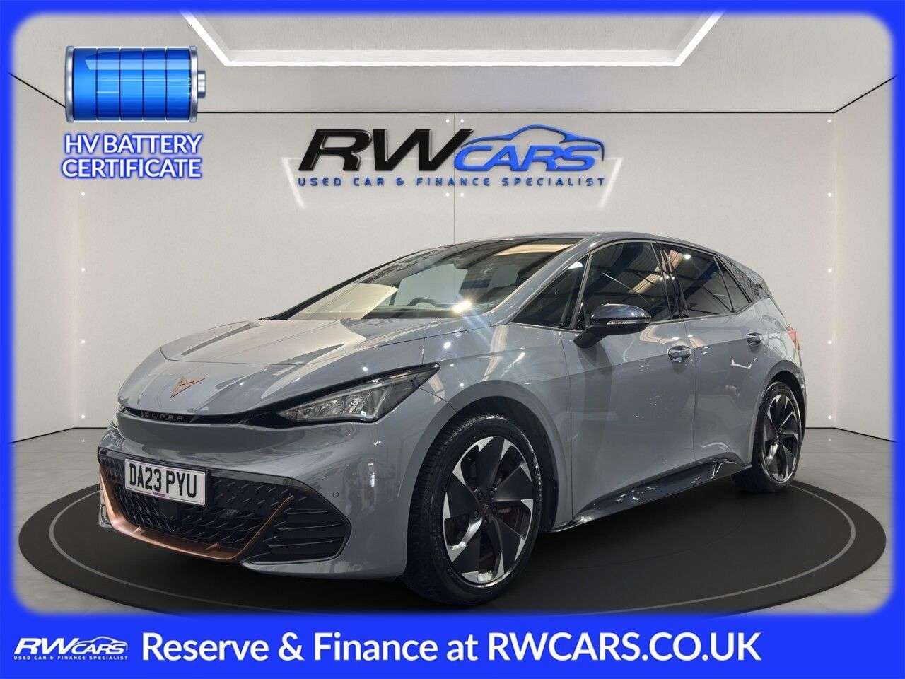 A 2023 CUPRA BORN 58kWh V2 Hatchback 5dr Electric Auto (204 ps) A 2023 CUPRA BORN 58kWh V2 Hatchback 5dr Electric Auto (204 ps)