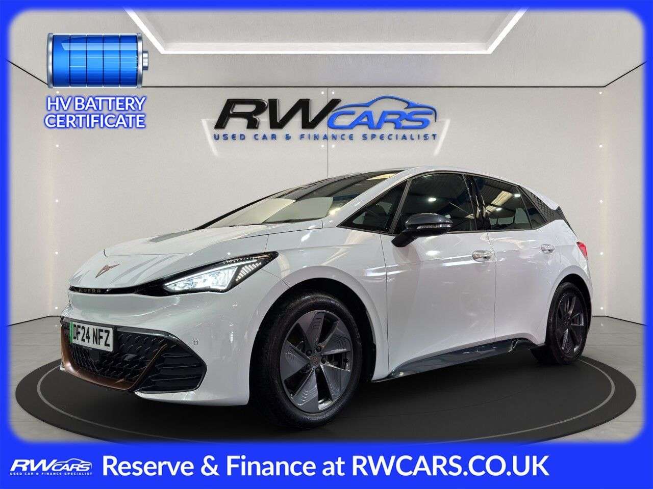 A 2024 CUPRA BORN 58kWh V1 Hatchback 5dr Electric Auto (204 ps) A 2024 CUPRA BORN 58kWh V1 Hatchback 5dr Electric Auto (204 ps)