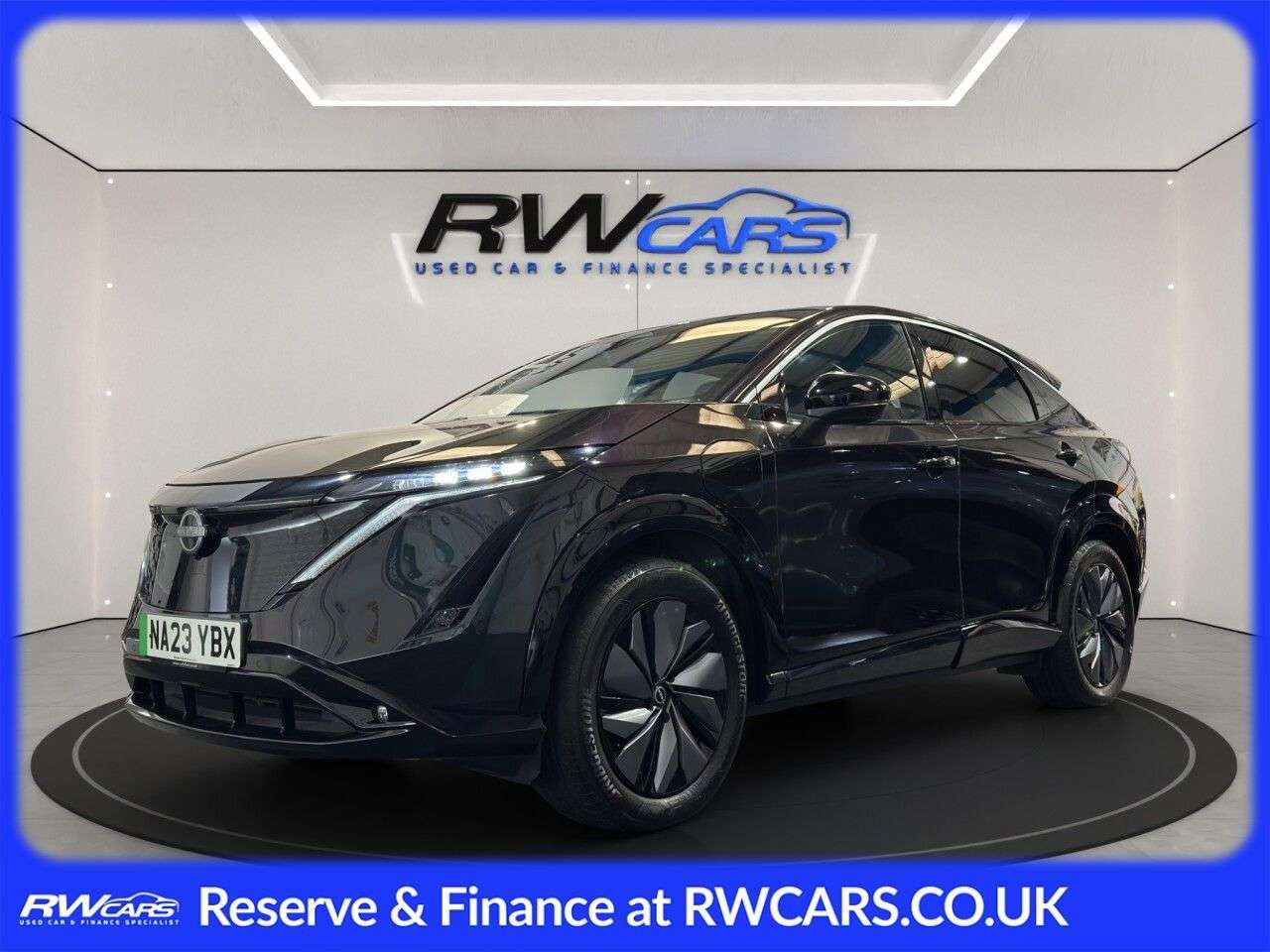 A 2023 NISSAN ARIYA 63kWh Advance SUV 5dr Electric Auto 7.4kW Charger (217 ps) A 2023 NISSAN ARIYA 63kWh Advance SUV 5dr Electric Auto 7.4kW Charger (217 ps)