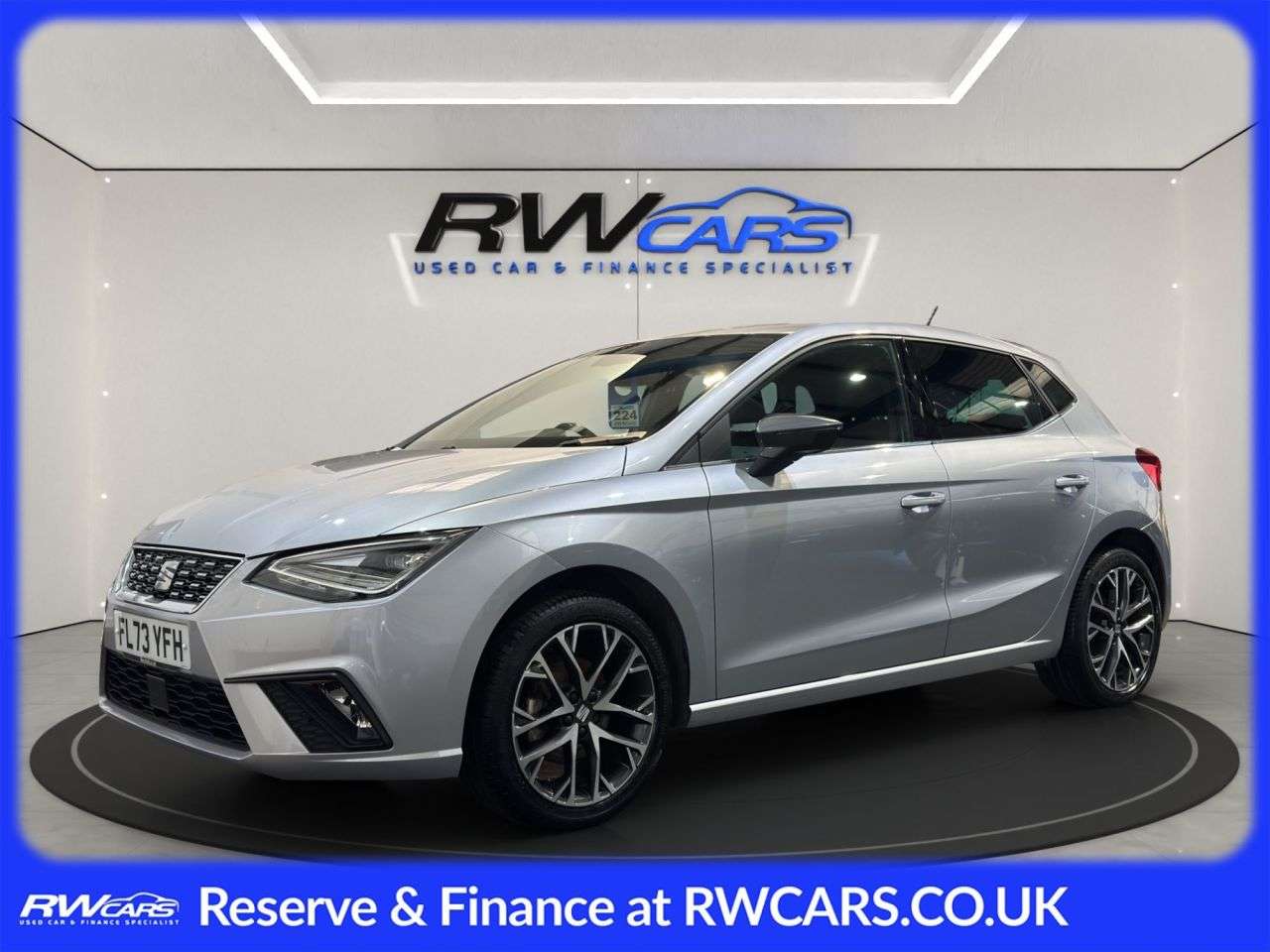 A 2023 SEAT IBIZA 1.0 TSI XCELLENCE Hatchback 5dr Petrol Manual Euro 6 (s/s) (110 ps) A 2023 SEAT IBIZA 1.0 TSI XCELLENCE Hatchback 5dr Petrol Manual Euro 6 (s/s) (110 ps)