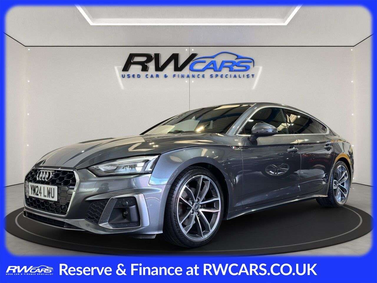A 2024 AUDI A5 2.0 TFSI 35 S line Sportback 5dr Petrol S Tronic Euro 6 (s/s) (150 ps) A 2024 AUDI A5 2.0 TFSI 35 S line Sportback 5dr Petrol S Tronic Euro 6 (s/s) (150 ps)