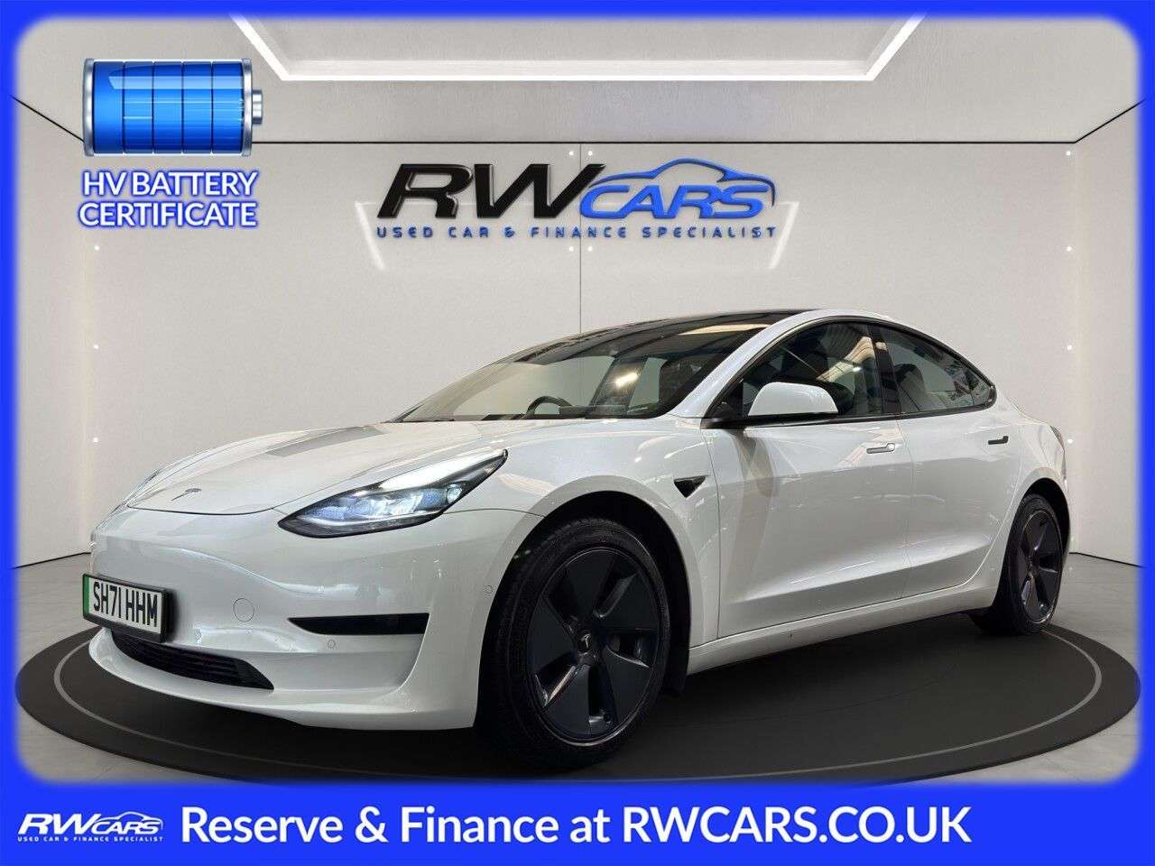 A 2021 TESLA MODEL 3 Standard Range Plus Saloon 4dr Electric Auto RWD (241 bhp) A 2021 TESLA MODEL 3 Standard Range Plus Saloon 4dr Electric Auto RWD (241 bhp)