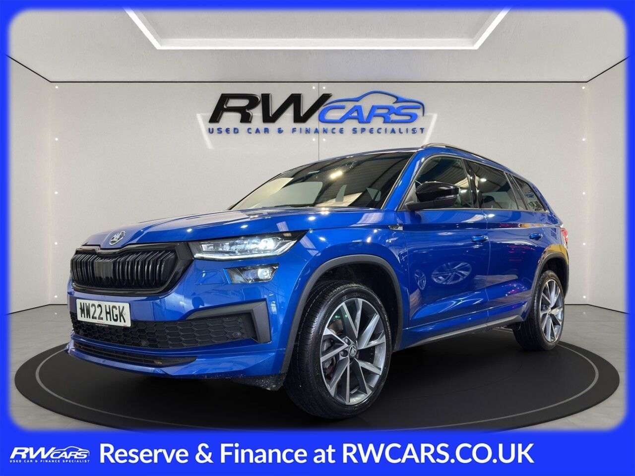 A 2022 SKODA KODIAQ 1.5 TSI ACT SportLine SUV 5dr Petrol DSG Euro 6 (s/s) (7 Seat) (150 ps) A 2022 SKODA KODIAQ 1.5 TSI ACT SportLine SUV 5dr Petrol DSG Euro 6 (s/s) (7 Seat) (150 ps)