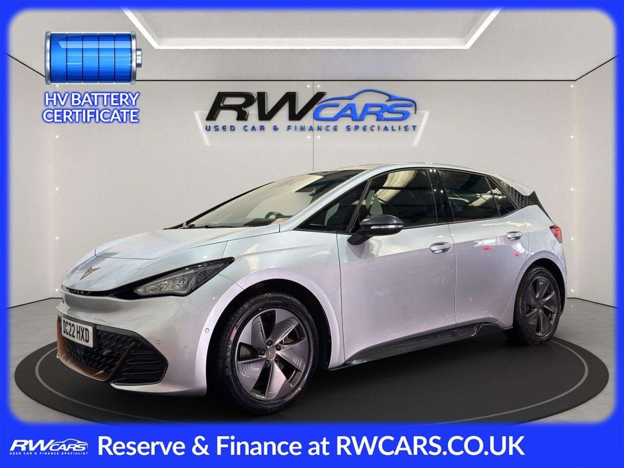 A 2022 CUPRA BORN 58kWh V1 Hatchback 5dr Electric Auto (204 ps) A 2022 CUPRA BORN 58kWh V1 Hatchback 5dr Electric Auto (204 ps)