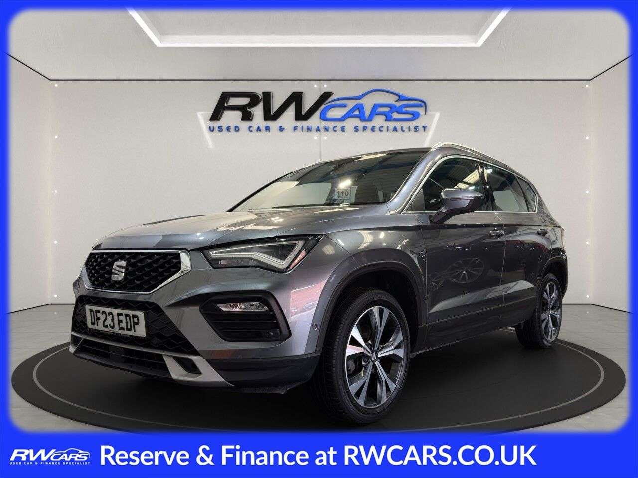 A 2023 SEAT ATECA 1.0 TSI SE Technology SUV 5dr Petrol Manual Euro 6 (s/s) (110 ps) A 2023 SEAT ATECA 1.0 TSI SE Technology SUV 5dr Petrol Manual Euro 6 (s/s) (110 ps)