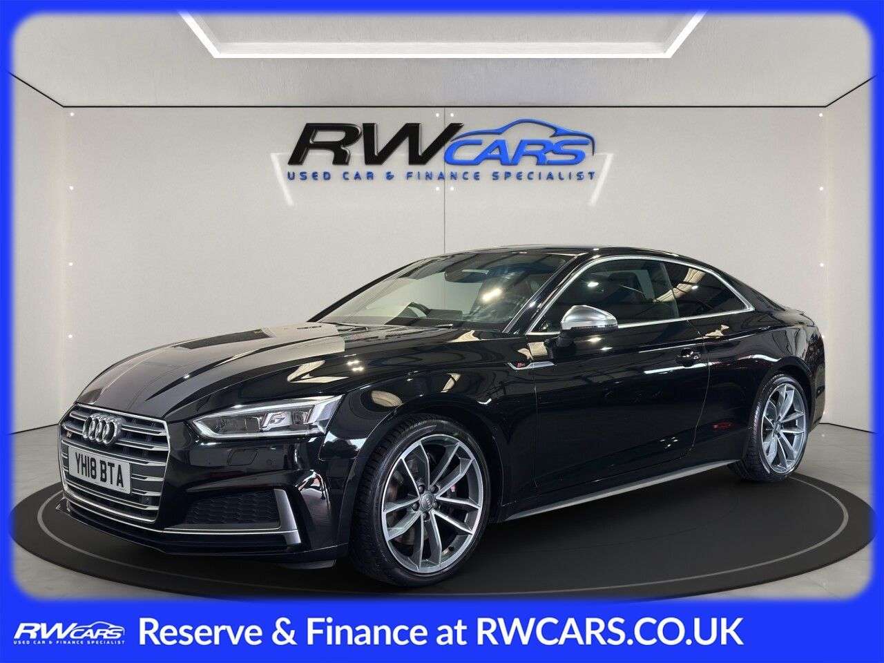 A 2018 AUDI S5 3.0 TFSI V6 Coupe 2dr Petrol Tiptronic quattro Euro 6 (s/s) (354 ps) A 2018 AUDI S5 3.0 TFSI V6 Coupe 2dr Petrol Tiptronic quattro Euro 6 (s/s) (354 ps)