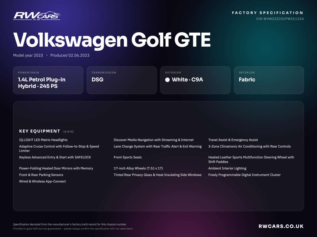 2023 VOLKSWAGEN GOLF 2023 VOLKSWAGEN GOLF
