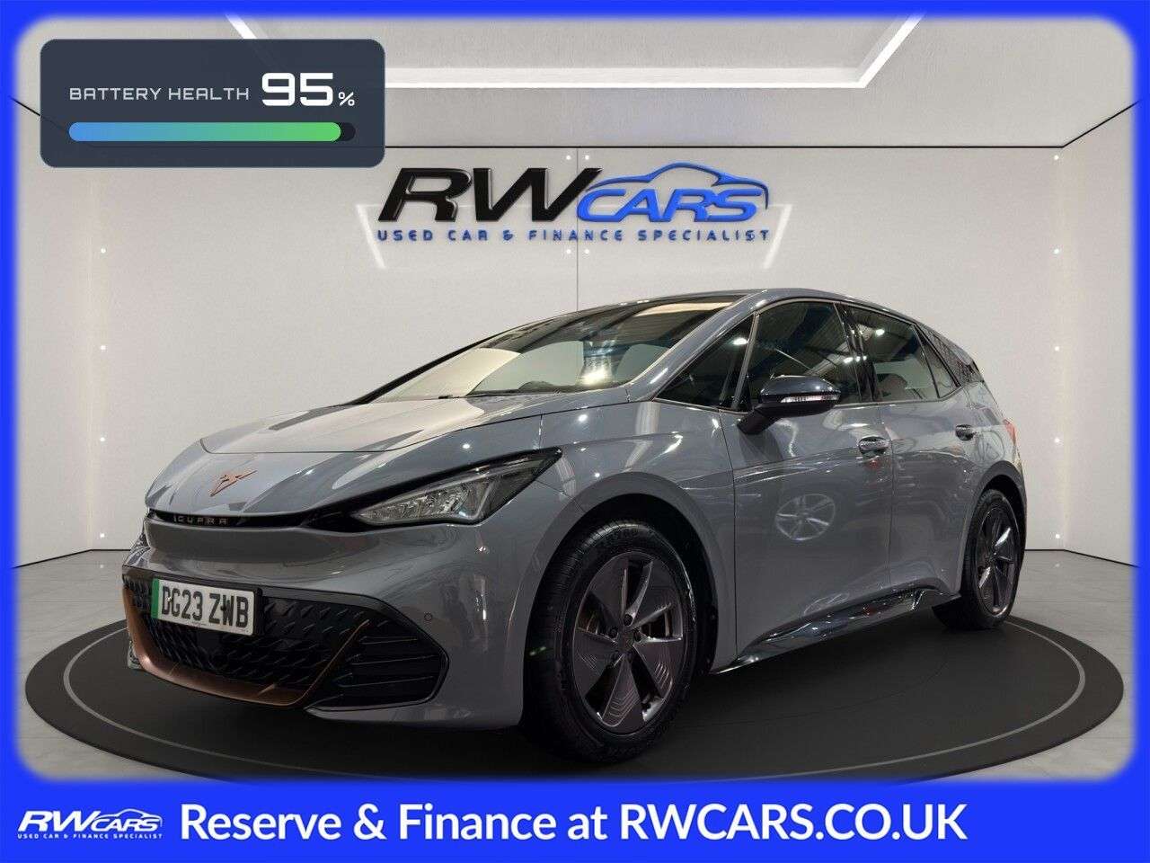 A 2023 CUPRA BORN 58kWh V1 Hatchback 5dr Electric Auto (204 ps) A 2023 CUPRA BORN 58kWh V1 Hatchback 5dr Electric Auto (204 ps)