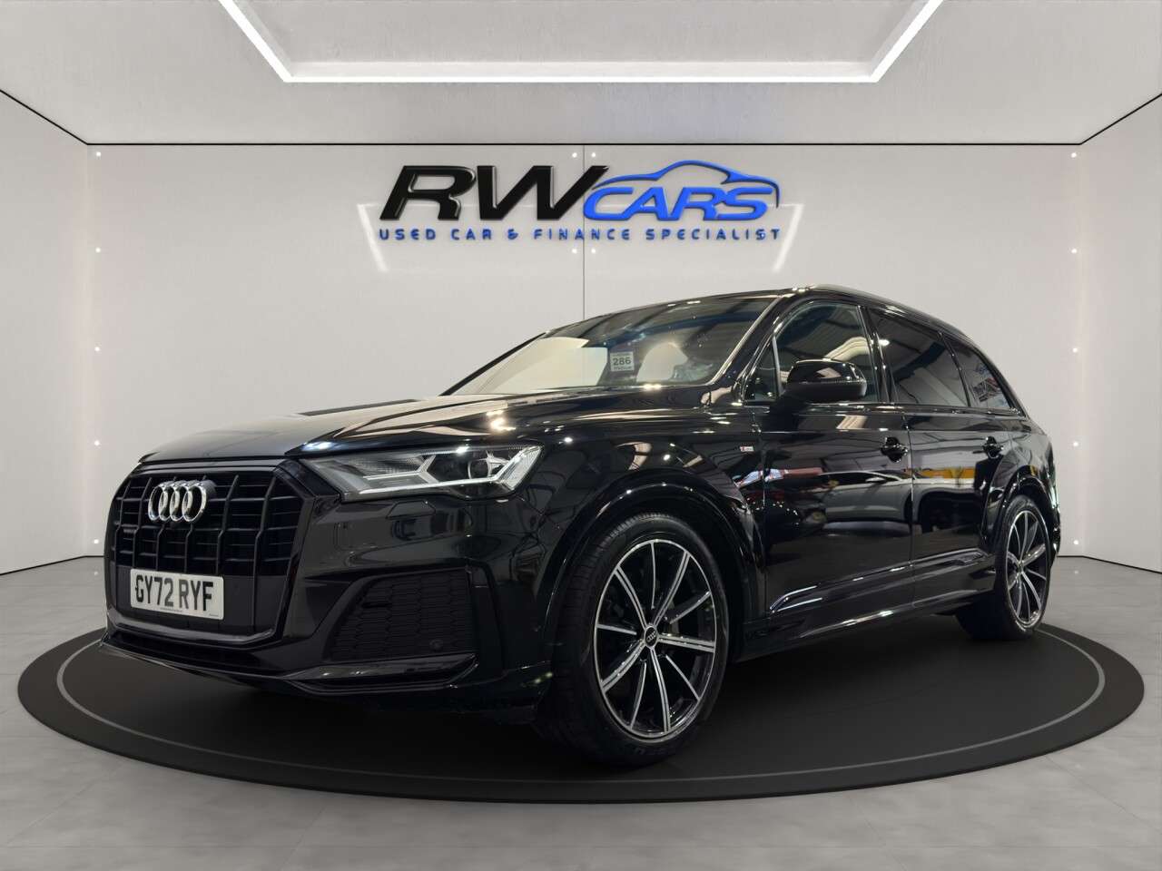 A 2022 AUDI Q7 3.0 TFSI V6 55 Black Edition SUV 5dr Petrol Tiptronic quattro Euro 6 (s/s) A 2022 AUDI Q7 3.0 TFSI V6 55 Black Edition SUV 5dr Petrol Tiptronic quattro Euro 6 (s/s)