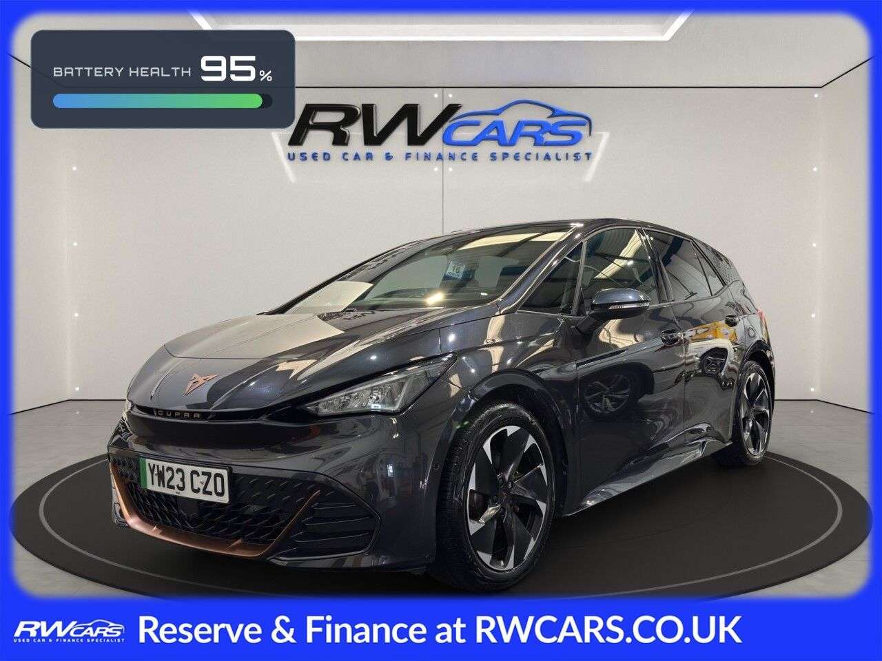 A 2023 CUPRA BORN 58kWh V2 Hatchback 5dr Electric Auto (204 ps) A 2023 CUPRA BORN 58kWh V2 Hatchback 5dr Electric Auto (204 ps)