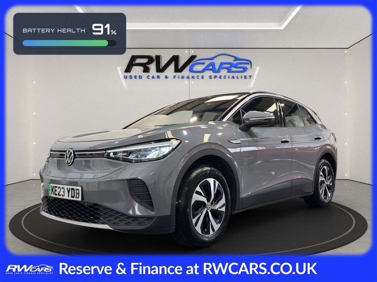 A 2023 VOLKSWAGEN ID.4 Pure 52kWh Life Edition SUV 5dr Electric Auto (148 ps) A 2023 VOLKSWAGEN ID.4 Pure 52kWh Life Edition SUV 5dr Electric Auto (148 ps)