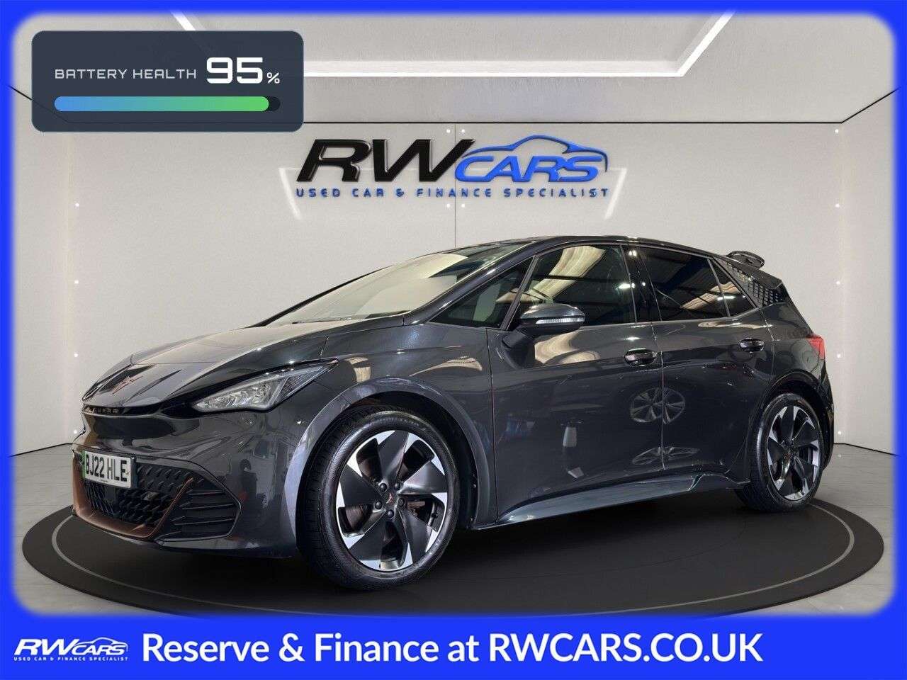 A 2022 CUPRA BORN 58kWh V2 Hatchback 5dr Electric Auto (204 ps) A 2022 CUPRA BORN 58kWh V2 Hatchback 5dr Electric Auto (204 ps)