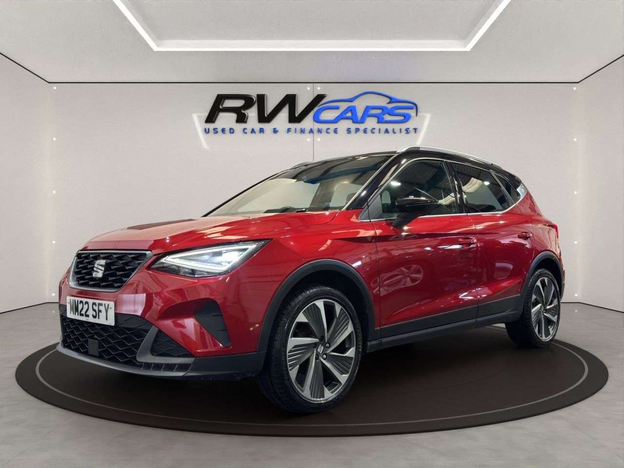 A 2022 SEAT ARONA 1.0 TSI FR Sport SUV 5dr Petrol DSG Euro 6 (s/s) (110 ps) A 2022 SEAT ARONA 1.0 TSI FR Sport SUV 5dr Petrol DSG Euro 6 (s/s) (110 ps)