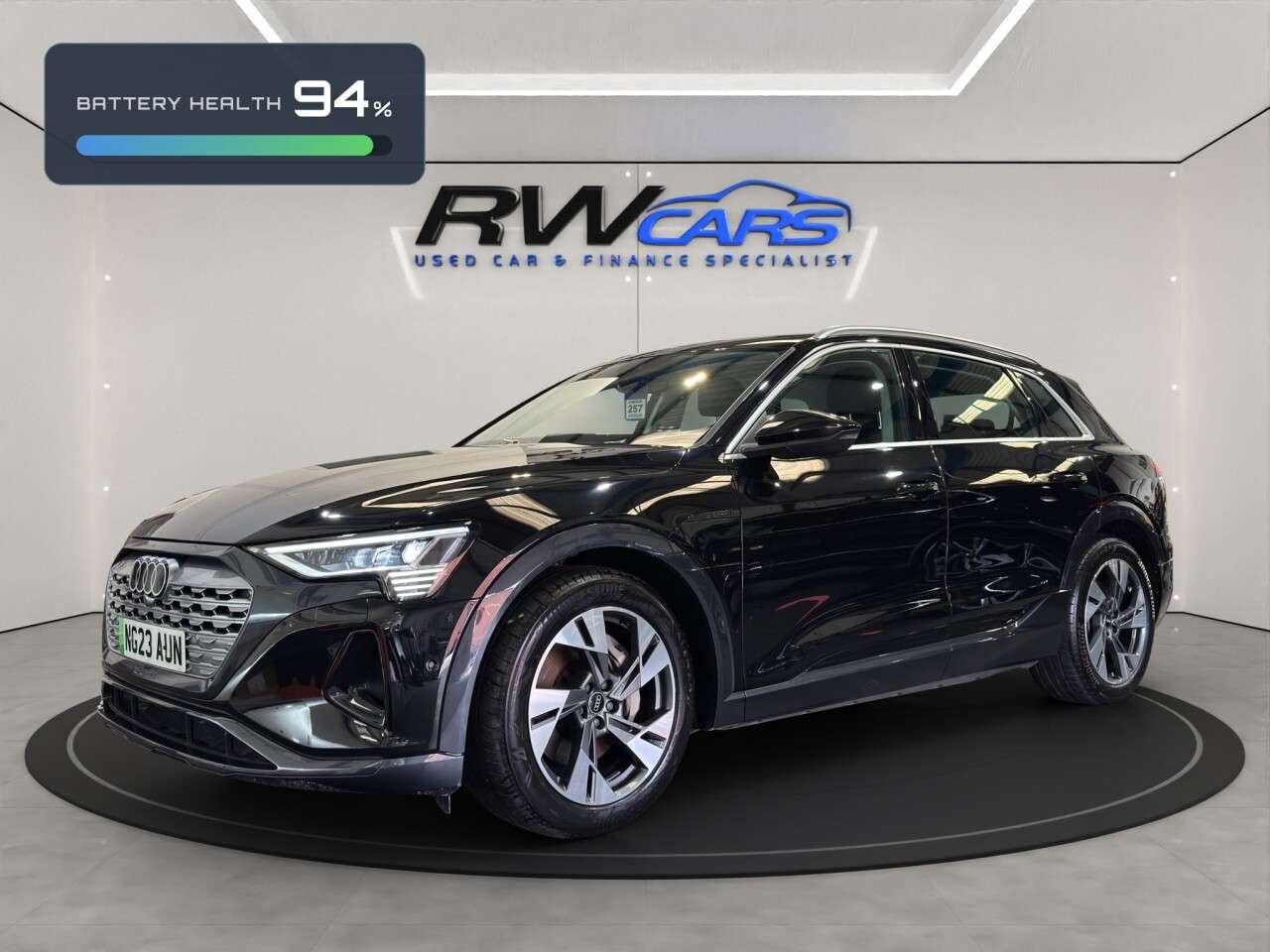 A 2023 AUDI Q8 E-TRON 50 Sport SUV 5dr Electric Auto quattro 95kWh (11kW Charger) (340 ps) A 2023 AUDI Q8 E-TRON 50 Sport SUV 5dr Electric Auto quattro 95kWh (11kW Charger) (340 ps)