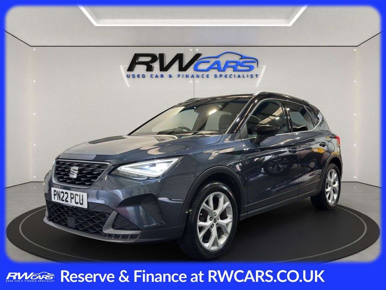 A 2022 SEAT ARONA 1.0 TSI FR SUV 5dr Petrol DSG Euro 6 (s/s) (110 ps) A 2022 SEAT ARONA 1.0 TSI FR SUV 5dr Petrol DSG Euro 6 (s/s) (110 ps)