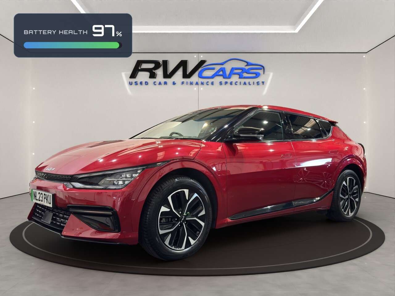 A 2023 KIA EV6 77.4kWh GT-Line Hatchback 5dr Electric Auto (225 bhp) A 2023 KIA EV6 77.4kWh GT-Line Hatchback 5dr Electric Auto (225 bhp)