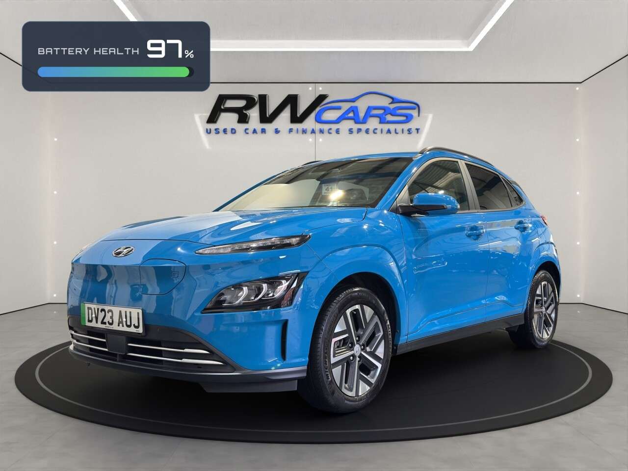 A 2023 HYUNDAI KONA 39kWh Premium SUV 5dr Electric Auto (10.5kW Charger) (136 ps) A 2023 HYUNDAI KONA 39kWh Premium SUV 5dr Electric Auto (10.5kW Charger) (136 ps)