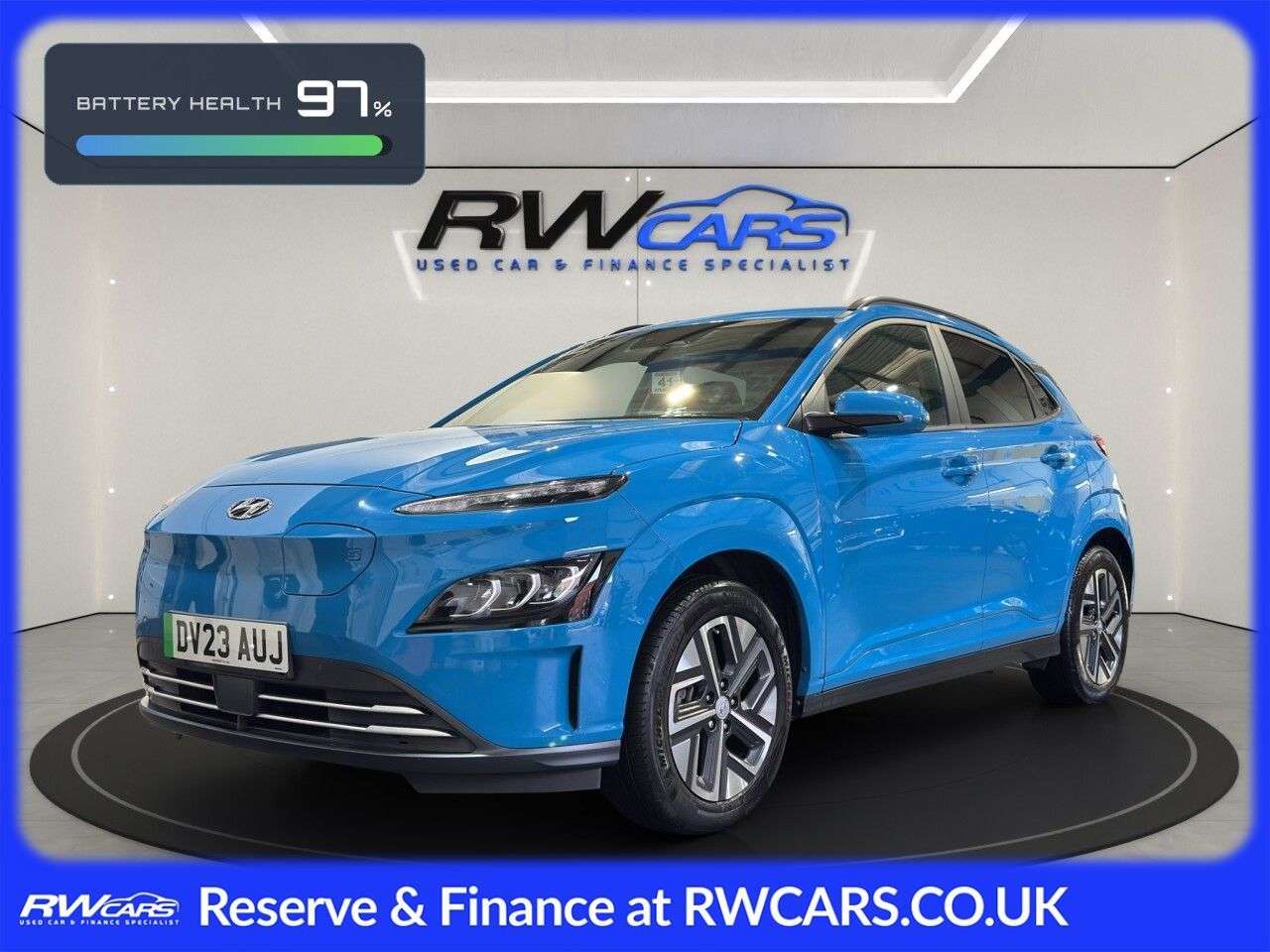 A 2023 HYUNDAI KONA 39kWh Premium SUV 5dr Electric Auto (10.5kW Charger) (136 ps) A 2023 HYUNDAI KONA 39kWh Premium SUV 5dr Electric Auto (10.5kW Charger) (136 ps)