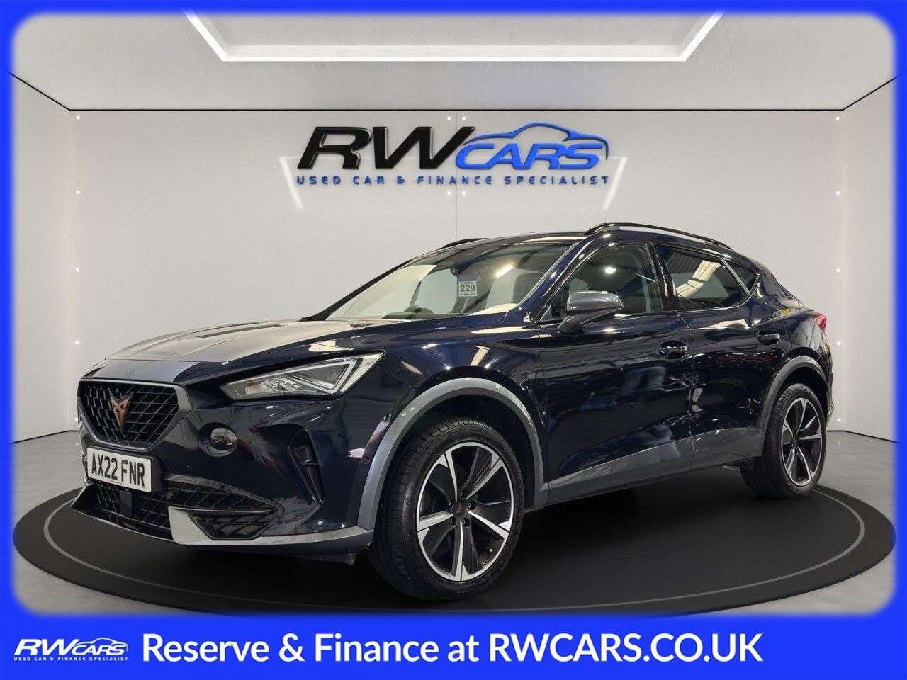 A 2022 CUPRA FORMENTOR 1.5 TSI V1 SUV 5dr Petrol Manual Euro 6 (s/s) (150 ps) A 2022 CUPRA FORMENTOR 1.5 TSI V1 SUV 5dr Petrol Manual Euro 6 (s/s) (150 ps)