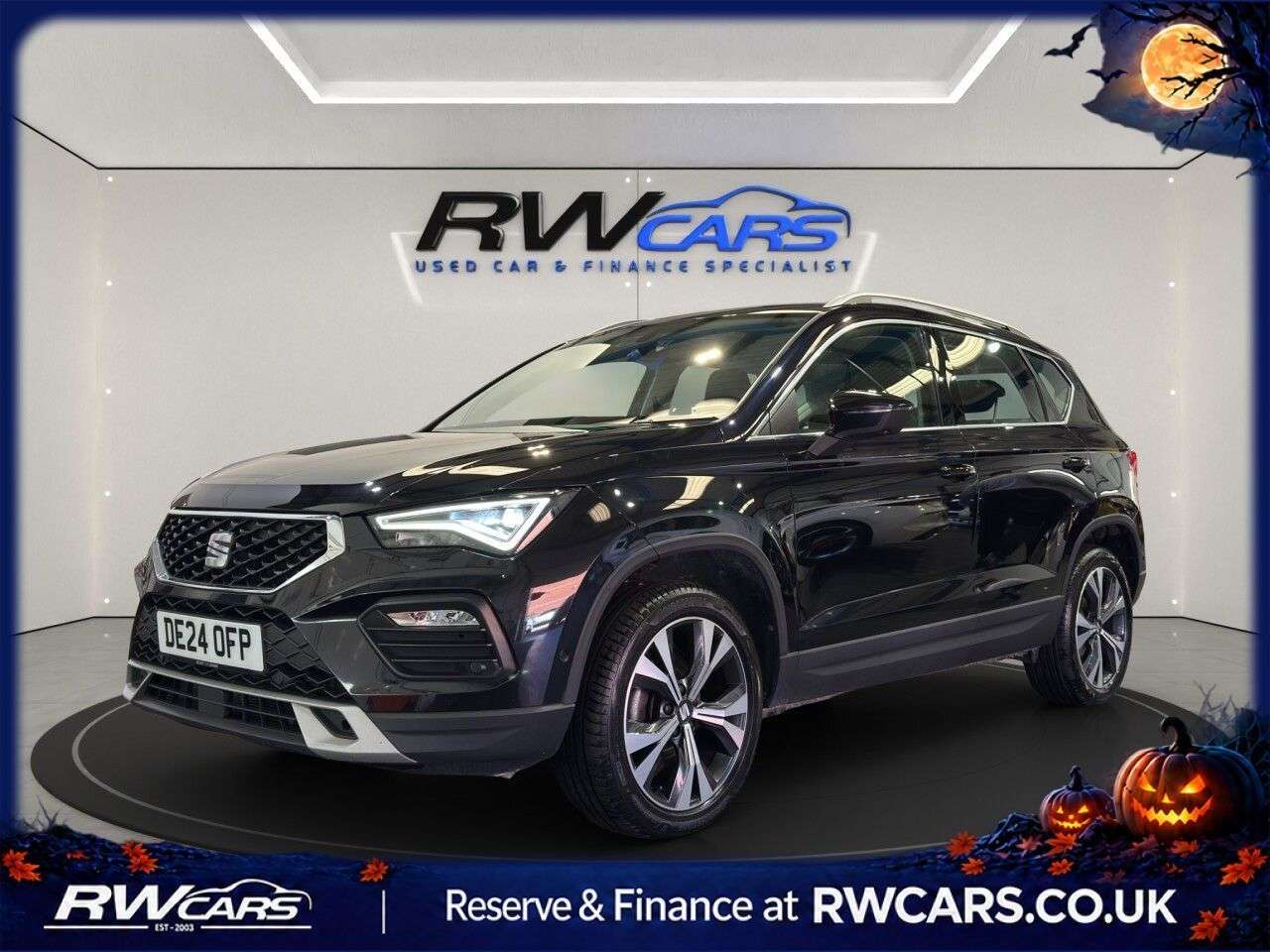 A 2024 SEAT ATECA 1.5 TSI EVO SE Technology SUV 5dr Petrol DSG Euro 6 (s/s) (150 ps) A 2024 SEAT ATECA 1.5 TSI EVO SE Technology SUV 5dr Petrol DSG Euro 6 (s/s) (150 ps)
