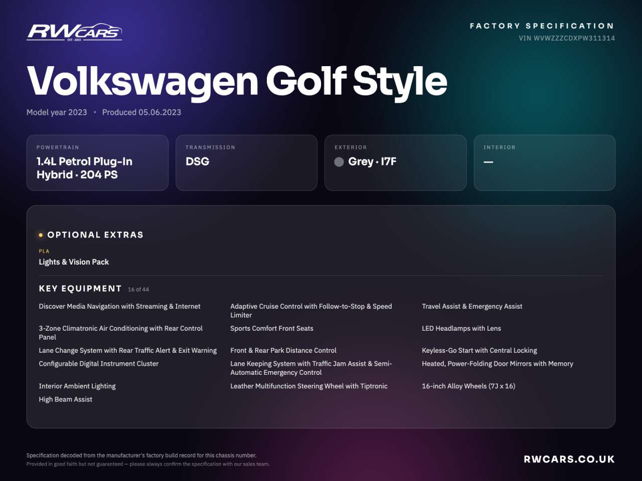 2023 VOLKSWAGEN GOLF 2023 VOLKSWAGEN GOLF