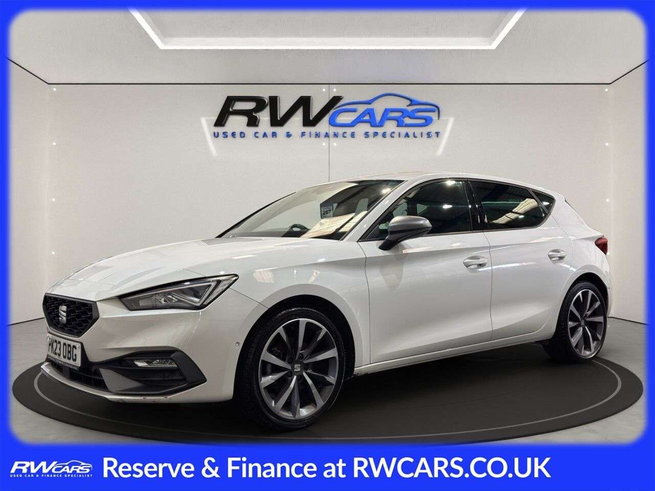 A 2023 SEAT LEON 1.5 TSI EVO FR Sport Hatchback 5dr Petrol Manual Euro 6 (s/s) (150 ps) A 2023 SEAT LEON 1.5 TSI EVO FR Sport Hatchback 5dr Petrol Manual Euro 6 (s/s) (150 ps)