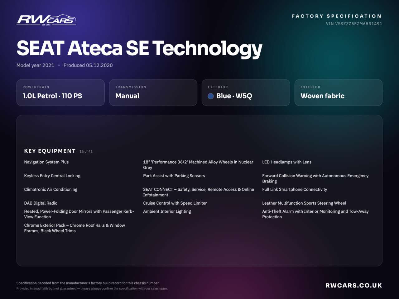 2021 SEAT ATECA 2021 SEAT ATECA
