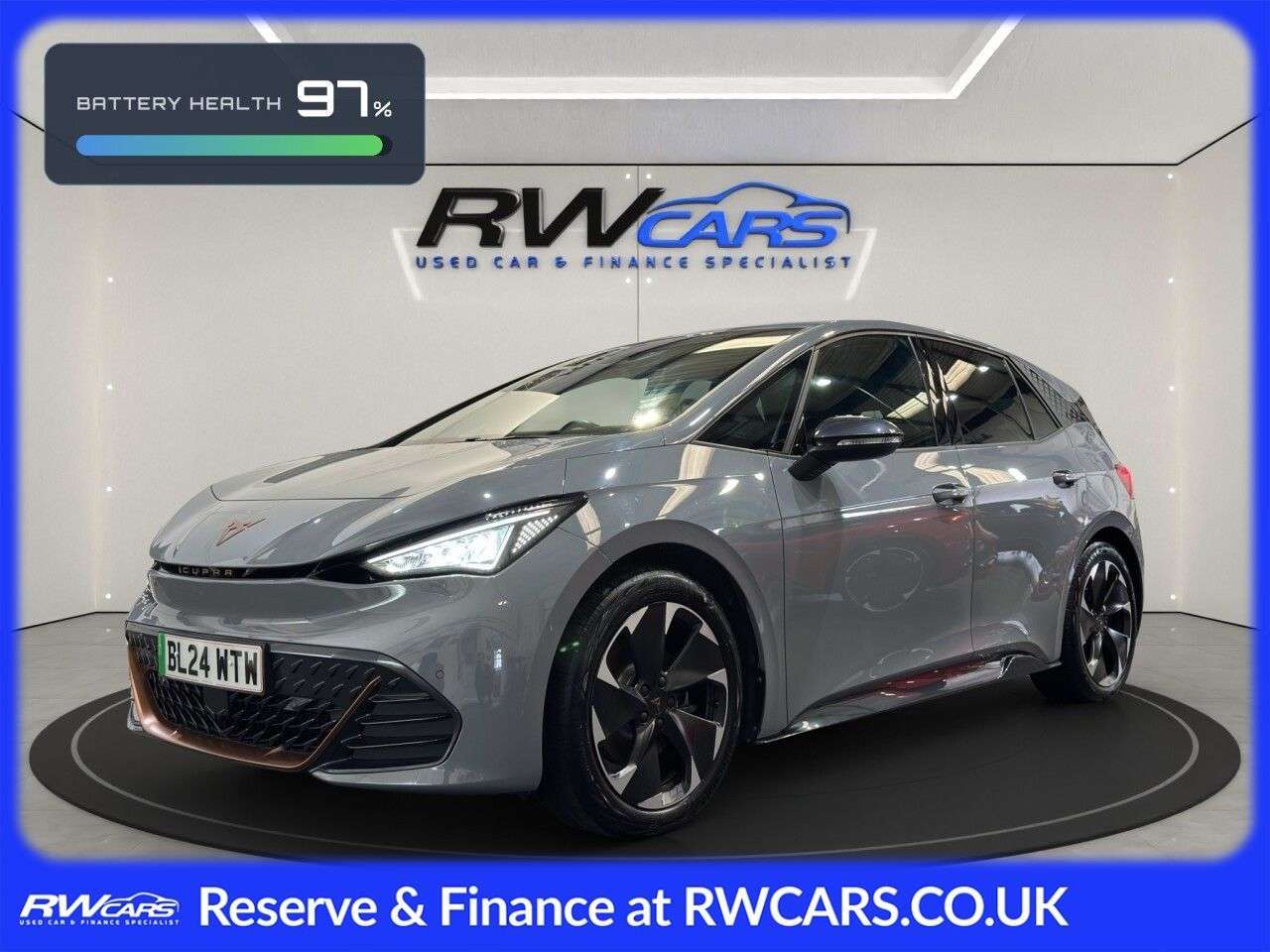 A 2024 CUPRA BORN 58kWh V2 Hatchback 5dr Electric Auto (204 ps) A 2024 CUPRA BORN 58kWh V2 Hatchback 5dr Electric Auto (204 ps)