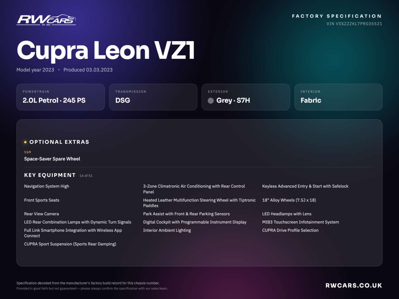 2023 CUPRA LEON 2023 CUPRA LEON