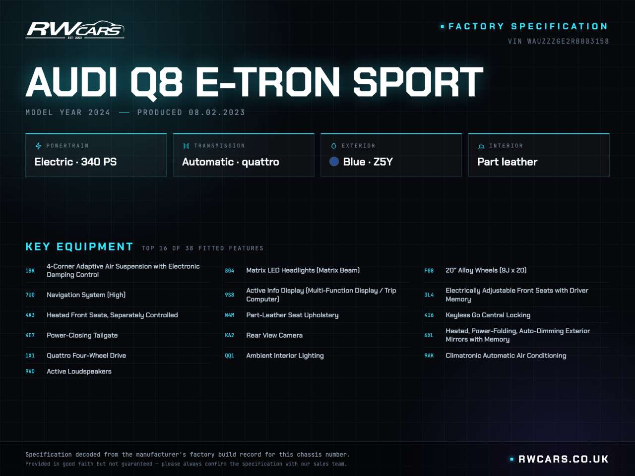 2023 AUDI Q8 E-TRON 2023 AUDI Q8 E-TRON