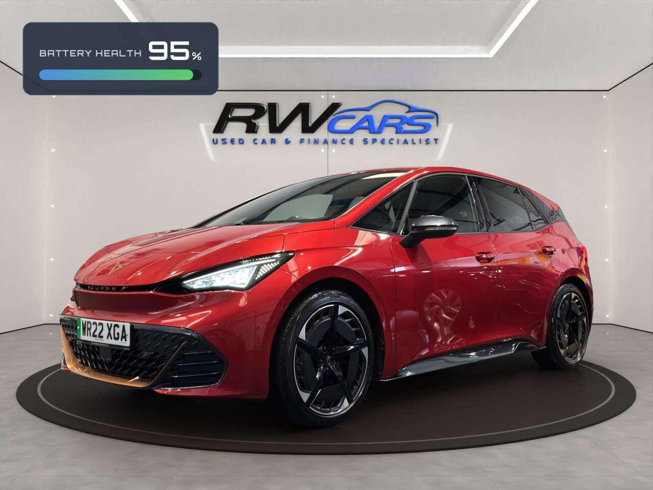 A 2022 CUPRA BORN 58kWh V3 Hatchback 5dr Electric Auto (204 ps) A 2022 CUPRA BORN 58kWh V3 Hatchback 5dr Electric Auto (204 ps)