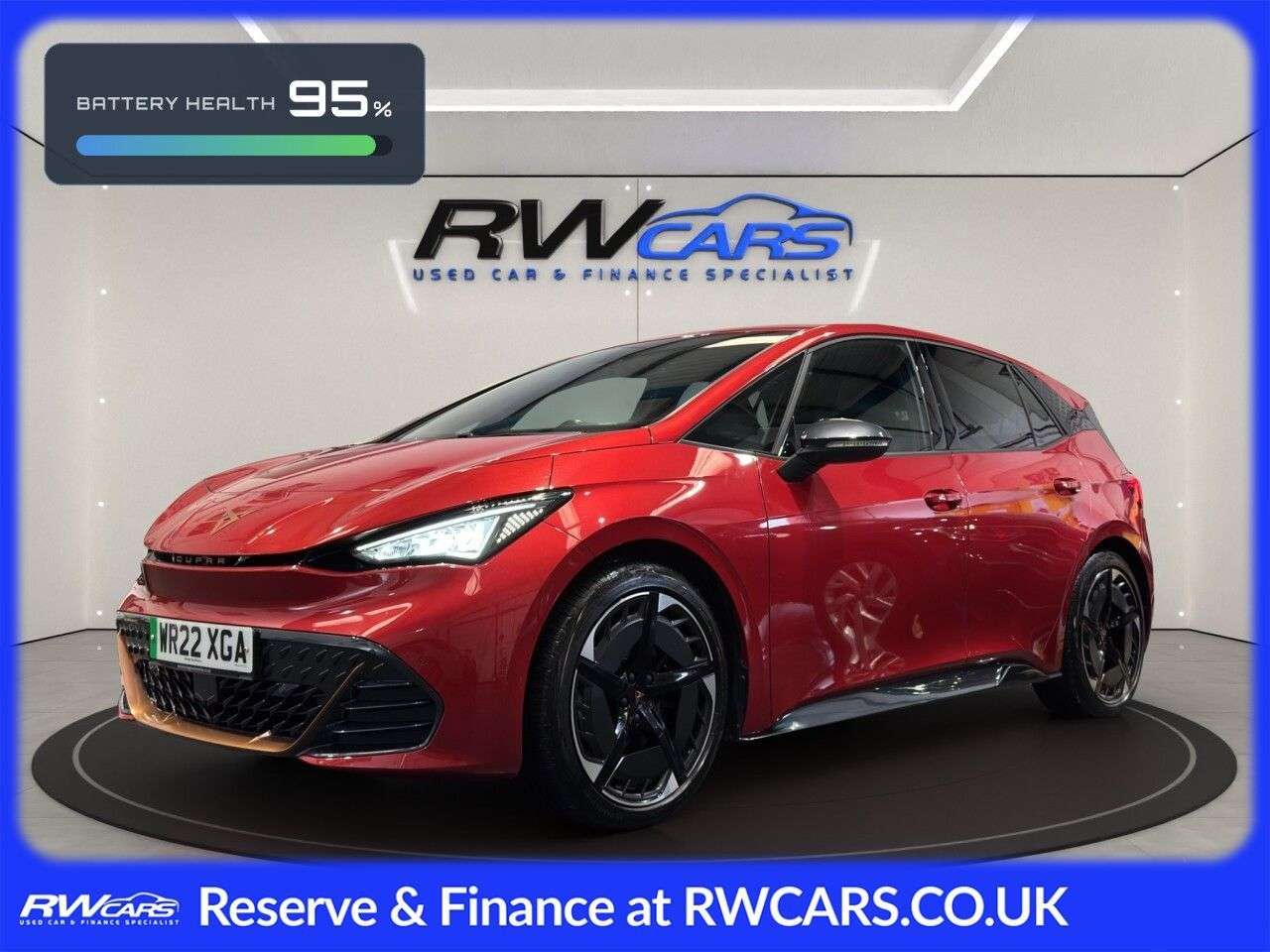 A 2022 CUPRA BORN 58kWh V3 Hatchback 5dr Electric Auto (204 ps) A 2022 CUPRA BORN 58kWh V3 Hatchback 5dr Electric Auto (204 ps)
