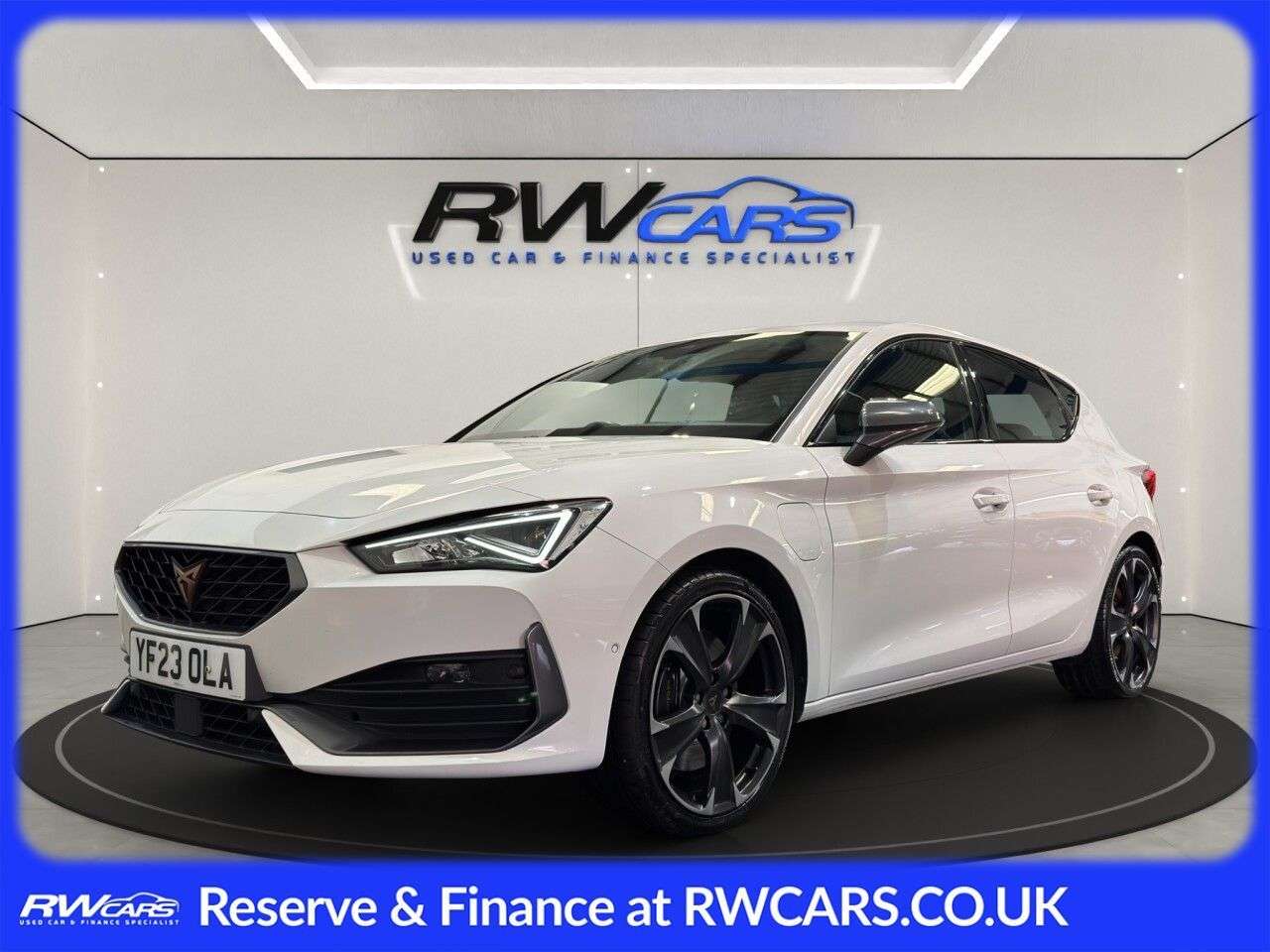 A 2023 CUPRA LEON 1.4 eHybrid 12.8kWh VZ2 Hatchback 5dr Petrol Plug-in Hybrid DSG Euro 6 (s/s A 2023 CUPRA LEON 1.4 eHybrid 12.8kWh VZ2 Hatchback 5dr Petrol Plug-in Hybrid DSG Euro 6 (s/s