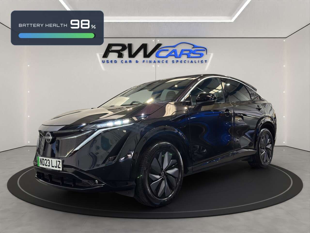 A 2023 NISSAN ARIYA 63kWh Advance SUV 5dr Electric Auto 7.4kW Charger (217 ps) A 2023 NISSAN ARIYA 63kWh Advance SUV 5dr Electric Auto 7.4kW Charger (217 ps)