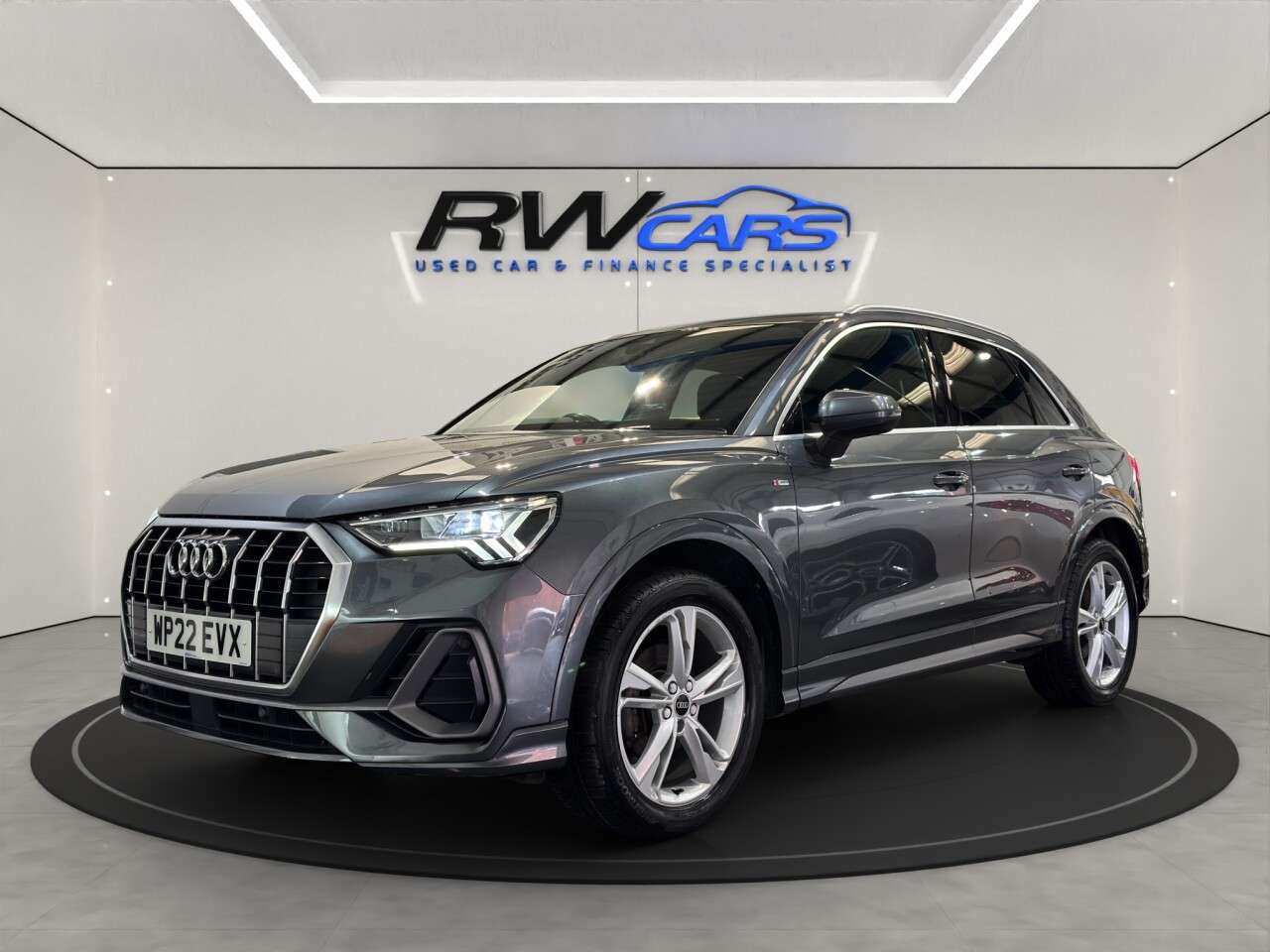 A 2022 AUDI Q3 1.5 TFSI CoD 35 S line SUV 5dr Petrol S Tronic Euro 6 (s/s) (150 ps) A 2022 AUDI Q3 1.5 TFSI CoD 35 S line SUV 5dr Petrol S Tronic Euro 6 (s/s) (150 ps)