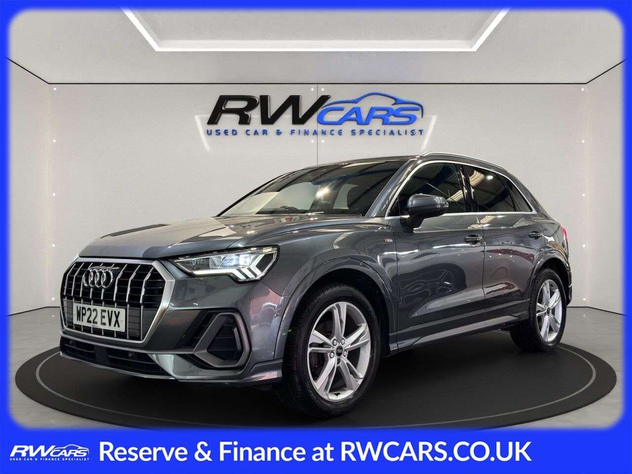 A 2022 AUDI Q3 1.5 TFSI CoD 35 S line SUV 5dr Petrol S Tronic Euro 6 (s/s) (150 ps) A 2022 AUDI Q3 1.5 TFSI CoD 35 S line SUV 5dr Petrol S Tronic Euro 6 (s/s) (150 ps)