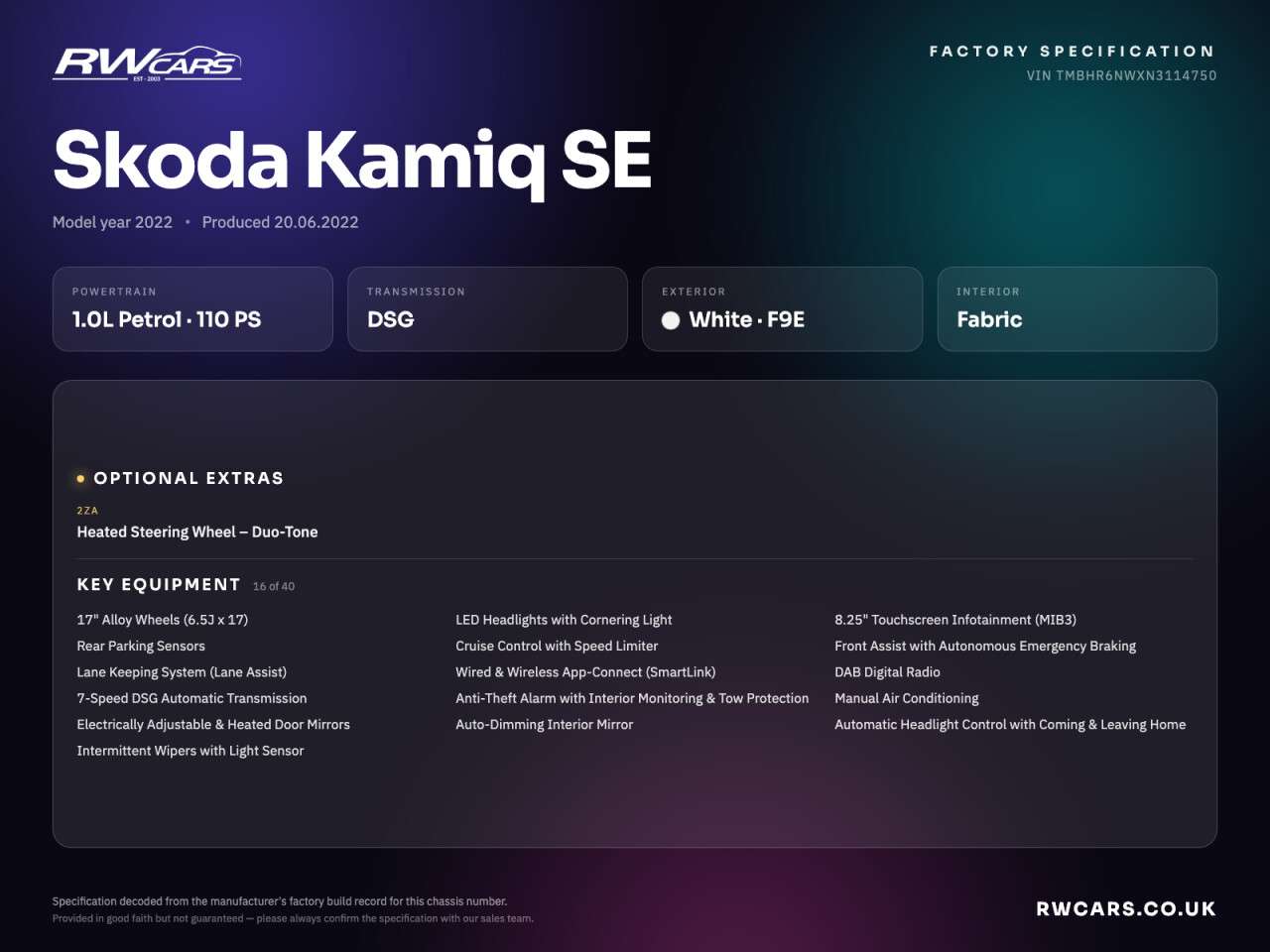 2022 SKODA KAMIQ 2022 SKODA KAMIQ