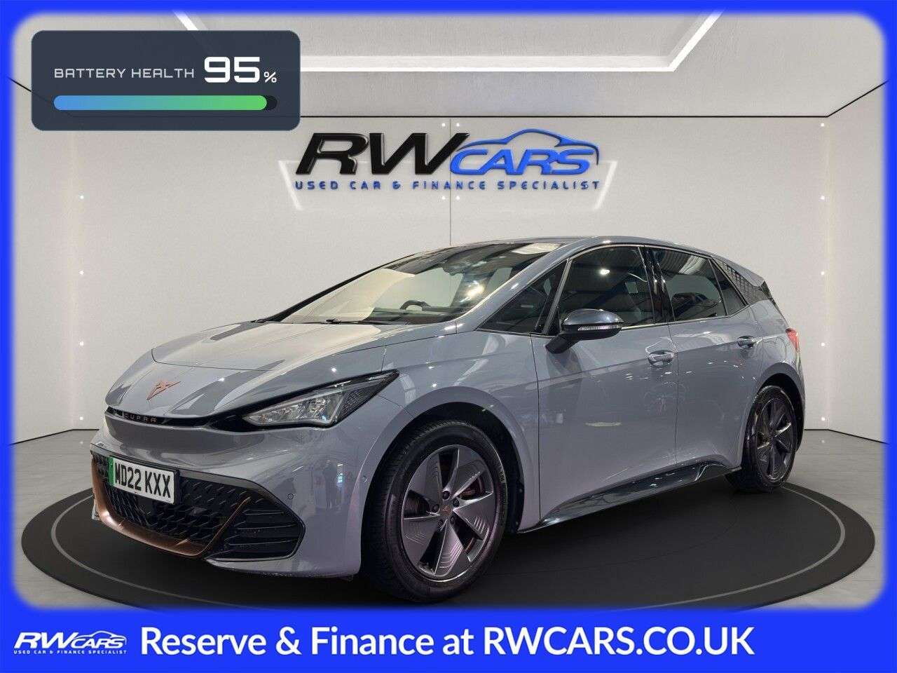 A 2022 CUPRA BORN 58kWh V1 Hatchback 5dr Electric Auto (204 ps) A 2022 CUPRA BORN 58kWh V1 Hatchback 5dr Electric Auto (204 ps)
