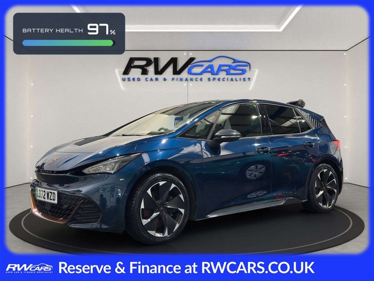A 2022 CUPRA BORN e-Boost 58kWh V2 Hatchback 5dr Electric Auto (230 ps) A 2022 CUPRA BORN e-Boost 58kWh V2 Hatchback 5dr Electric Auto (230 ps)