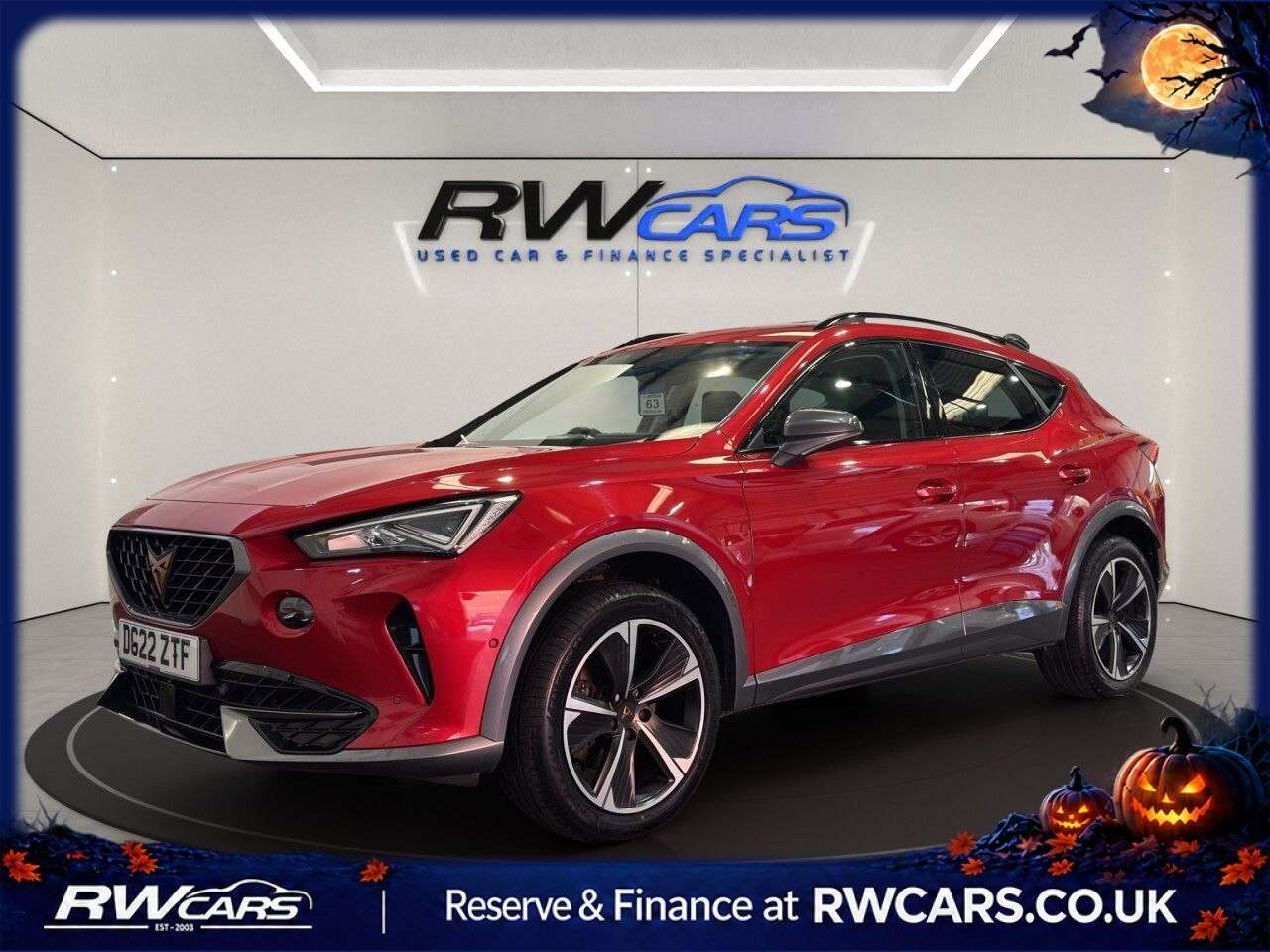 A 2022 CUPRA FORMENTOR 1.5 TSI V1 SUV 5dr Petrol DSG Euro 6 (s/s) (150 ps) A 2022 CUPRA FORMENTOR 1.5 TSI V1 SUV 5dr Petrol DSG Euro 6 (s/s) (150 ps)