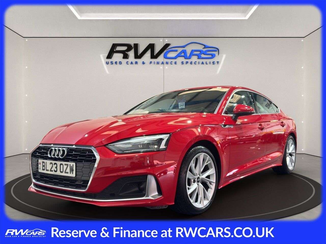 A 2023 AUDI A5 2.0 TFSI 35 Sport Sportback 5dr Petrol S Tronic Euro 6 (s/s) (150 ps) A 2023 AUDI A5 2.0 TFSI 35 Sport Sportback 5dr Petrol S Tronic Euro 6 (s/s) (150 ps)