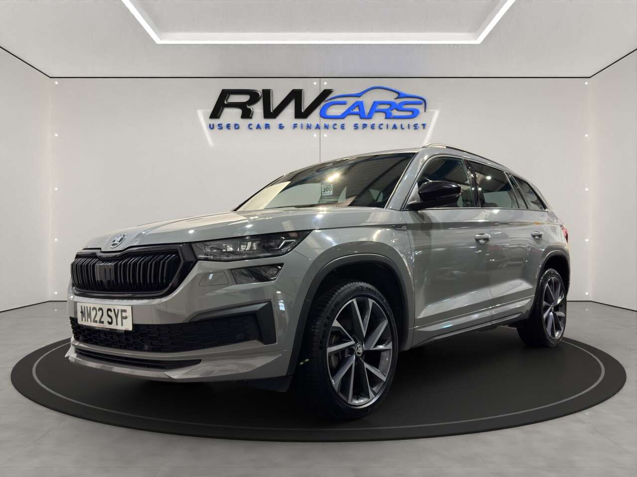 A 2022 SKODA KODIAQ 1.5 TSI ACT SportLine SUV 5dr Petrol DSG Euro 6 (s/s) (7 Seat) (150 ps) A 2022 SKODA KODIAQ 1.5 TSI ACT SportLine SUV 5dr Petrol DSG Euro 6 (s/s) (7 Seat) (150 ps)
