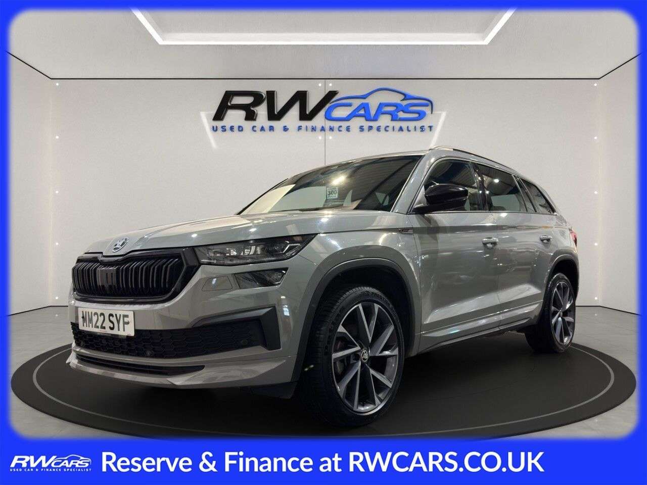 A 2022 SKODA KODIAQ 1.5 TSI ACT SportLine SUV 5dr Petrol DSG Euro 6 (s/s) (7 Seat) (150 ps) A 2022 SKODA KODIAQ 1.5 TSI ACT SportLine SUV 5dr Petrol DSG Euro 6 (s/s) (7 Seat) (150 ps)