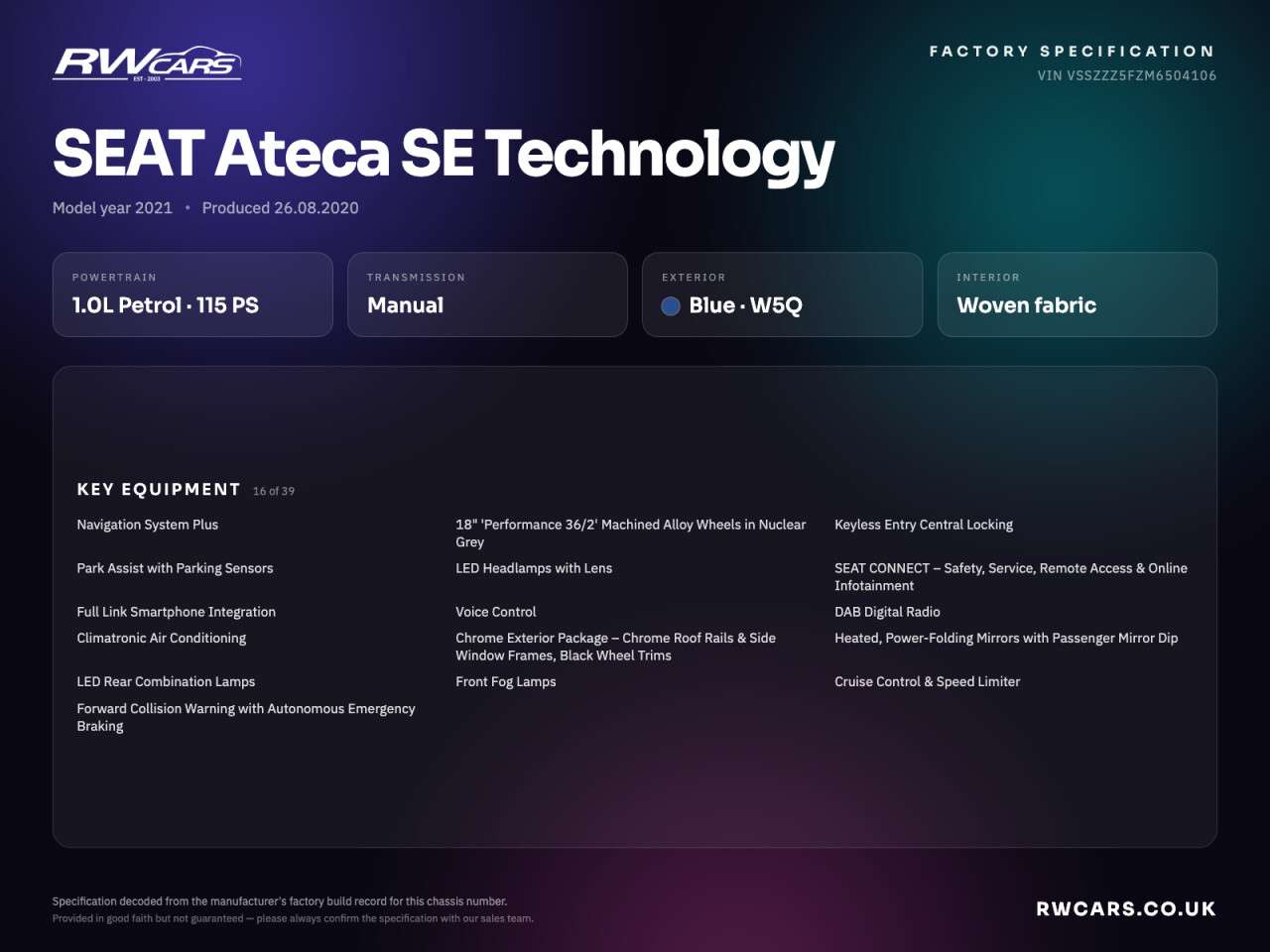 2020 SEAT ATECA 2020 SEAT ATECA