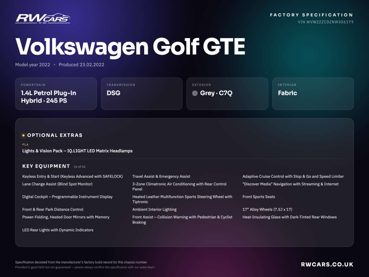2022 VOLKSWAGEN GOLF 2022 VOLKSWAGEN GOLF