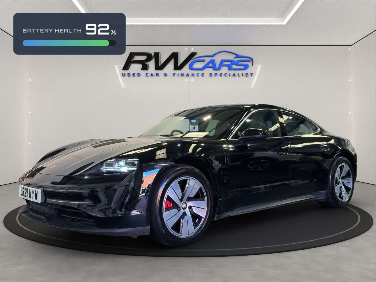 A 2021 PORSCHE TAYCAN Performance 79.2kWh 4S Saloon 4dr Electric Auto 4WD (530 ps) A 2021 PORSCHE TAYCAN Performance 79.2kWh 4S Saloon 4dr Electric Auto 4WD (530 ps)
